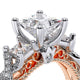 Verragio Three-Stone Princess Engagement Ring
