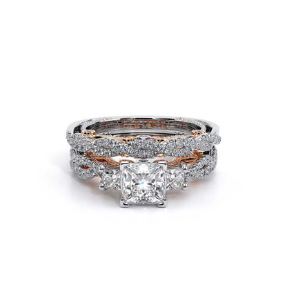 Verragio Three-Stone Princess Engagement Ring