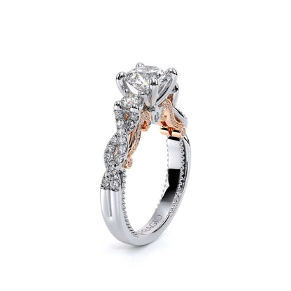 Verragio Three-Stone Round Engagement Ring
