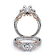 Verragio Three-Stone Round Engagement Ring