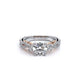 Verragio Three-Stone Round Engagement Ring