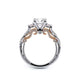 Verragio Three-Stone Round Engagement Ring