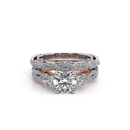 Verragio Three-Stone Round Engagement Ring