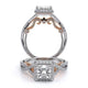 Verragio Halo Princess Engagement Ring