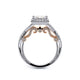 Verragio Halo Princess Engagement Ring