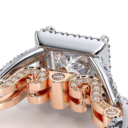 Verragio Halo Princess Engagement Ring