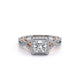 Verragio Halo Princess Engagement Ring
