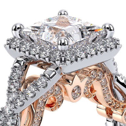 Verragio Halo Princess Engagement Ring