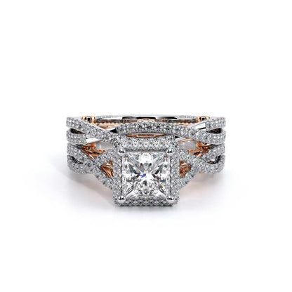 Verragio Halo Princess Engagement Ring