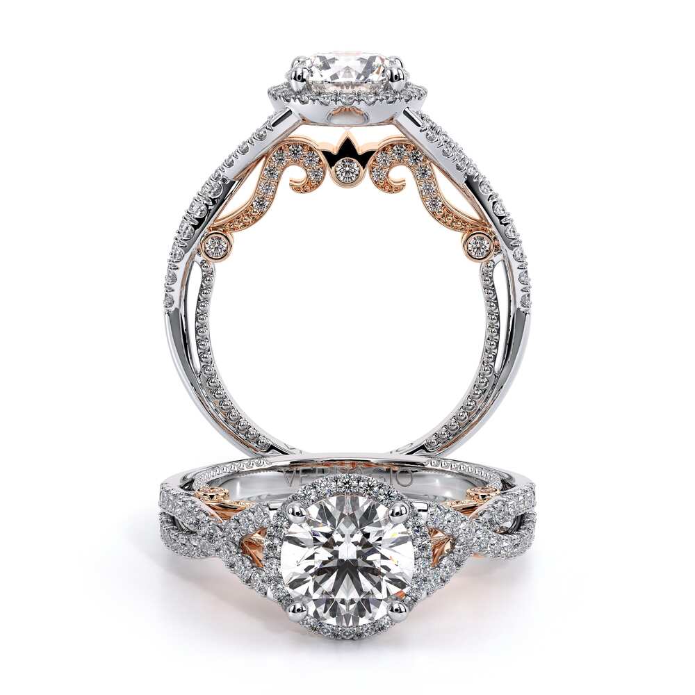 Verragio Halo Round Engagement Ring