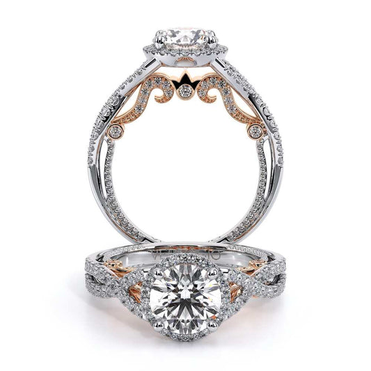 Verragio Halo Round Engagement Ring