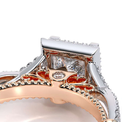 Verragio Halo Princess Engagement Ring