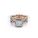 Verragio Halo Princess Engagement Ring