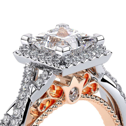 Verragio Halo Princess Engagement Ring