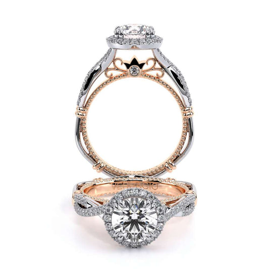 Verragio Halo Round Engagement Ring