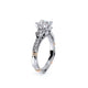 Verragio Three-Stone Princess Engagement Ring
