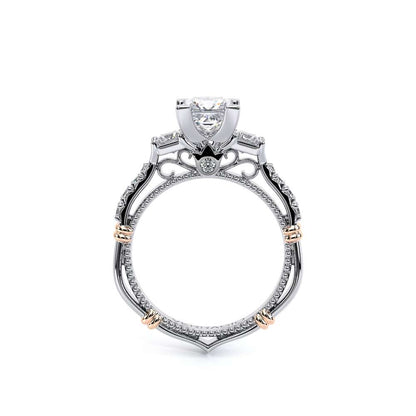 Verragio Three-Stone Princess Engagement Ring