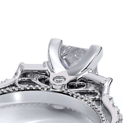 Verragio Three-Stone Princess Engagement Ring