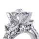 Verragio Three-Stone Princess Engagement Ring
