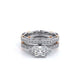 Verragio Three-Stone Princess Engagement Ring