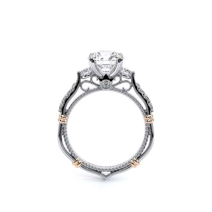 Verragio Three-Stone Round Engagement Ring