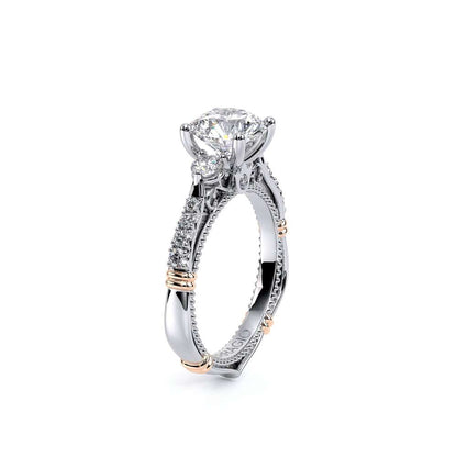 Verragio Three-Stone Round Engagement Ring