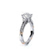 Verragio Three-Stone Round Engagement Ring