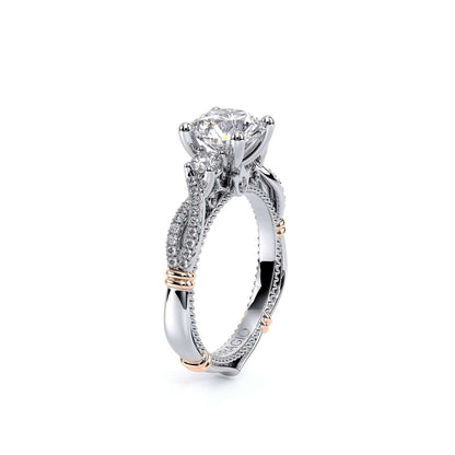 Verragio Three-Stone Round Engagement Ring