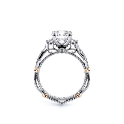 Verragio Three-Stone Round Engagement Ring