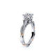 Verragio Three-Stone Princess Engagement Ring