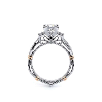 Verragio Three-Stone Princess Engagement Ring