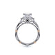 Verragio Three-Stone Princess Engagement Ring