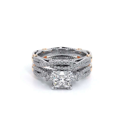 Verragio Three-Stone Princess Engagement Ring