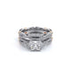 Verragio Three-Stone Princess Engagement Ring