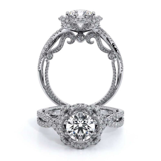 Verragio Halo Round Engagement Ring