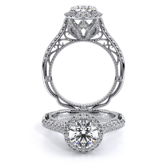 Verragio Halo Round Engagement Ring