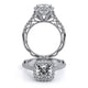 Verragio Halo Cushion Engagement Ring