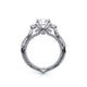 Verragio Three-Stone Round Engagement Ring