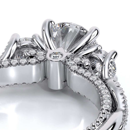 Verragio Three-Stone Round Engagement Ring