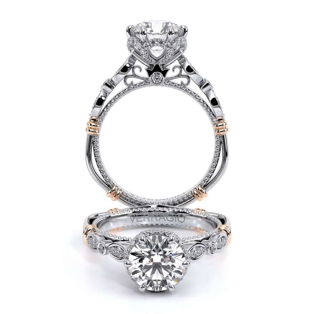 Verragio Halo Round Engagement Ring