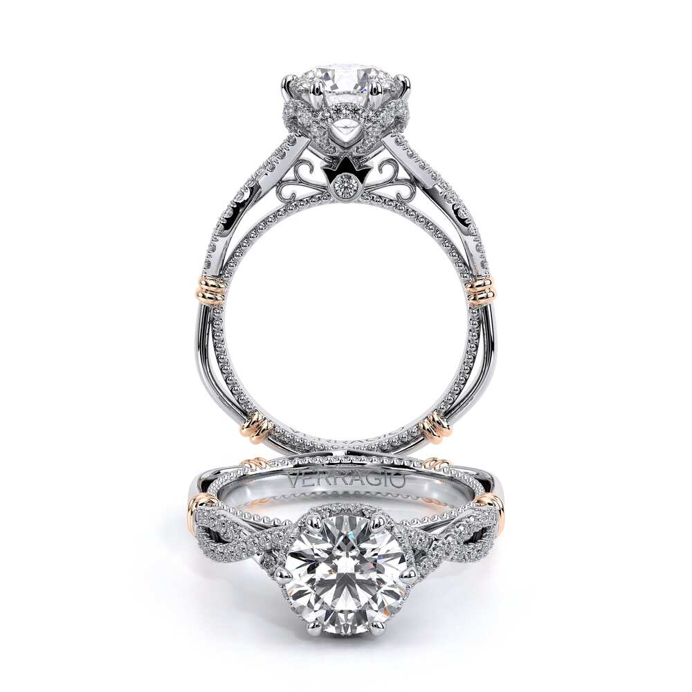 Verragio Halo Round Engagement Ring