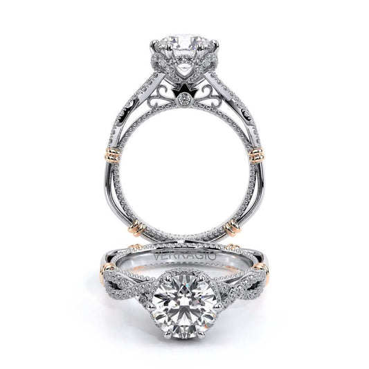 Verragio Halo Round Engagement Ring