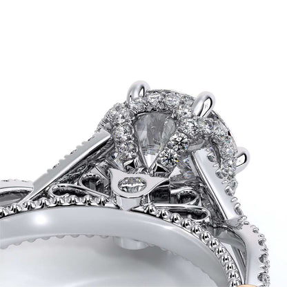 Verragio Halo Round Engagement Ring