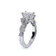 Verragio Three-Stone Emerald Engagement Ring