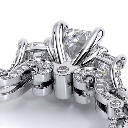 Verragio Three-Stone Emerald Engagement Ring