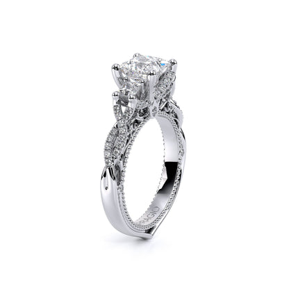 Verragio Three-Stone Princess Engagement Ring