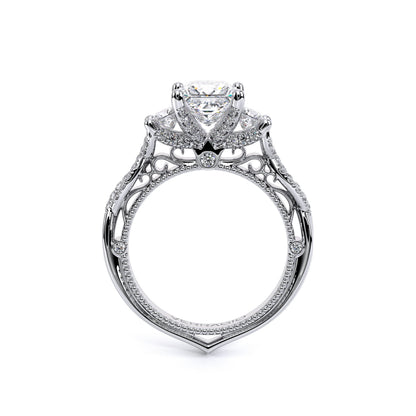 Verragio Three-Stone Princess Engagement Ring