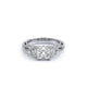 Verragio Three-Stone Princess Engagement Ring