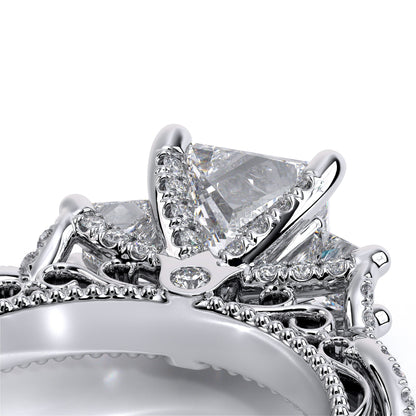 Verragio Three-Stone Princess Engagement Ring