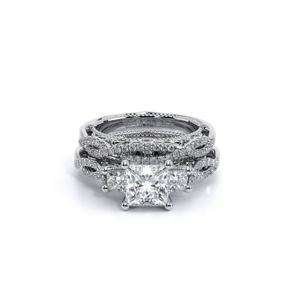 Verragio Three-Stone Princess Engagement Ring